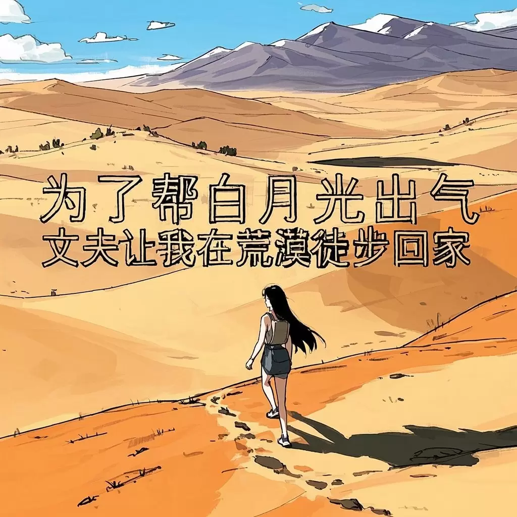 为了帮白月光出气，丈夫让我在荒漠徒步回家