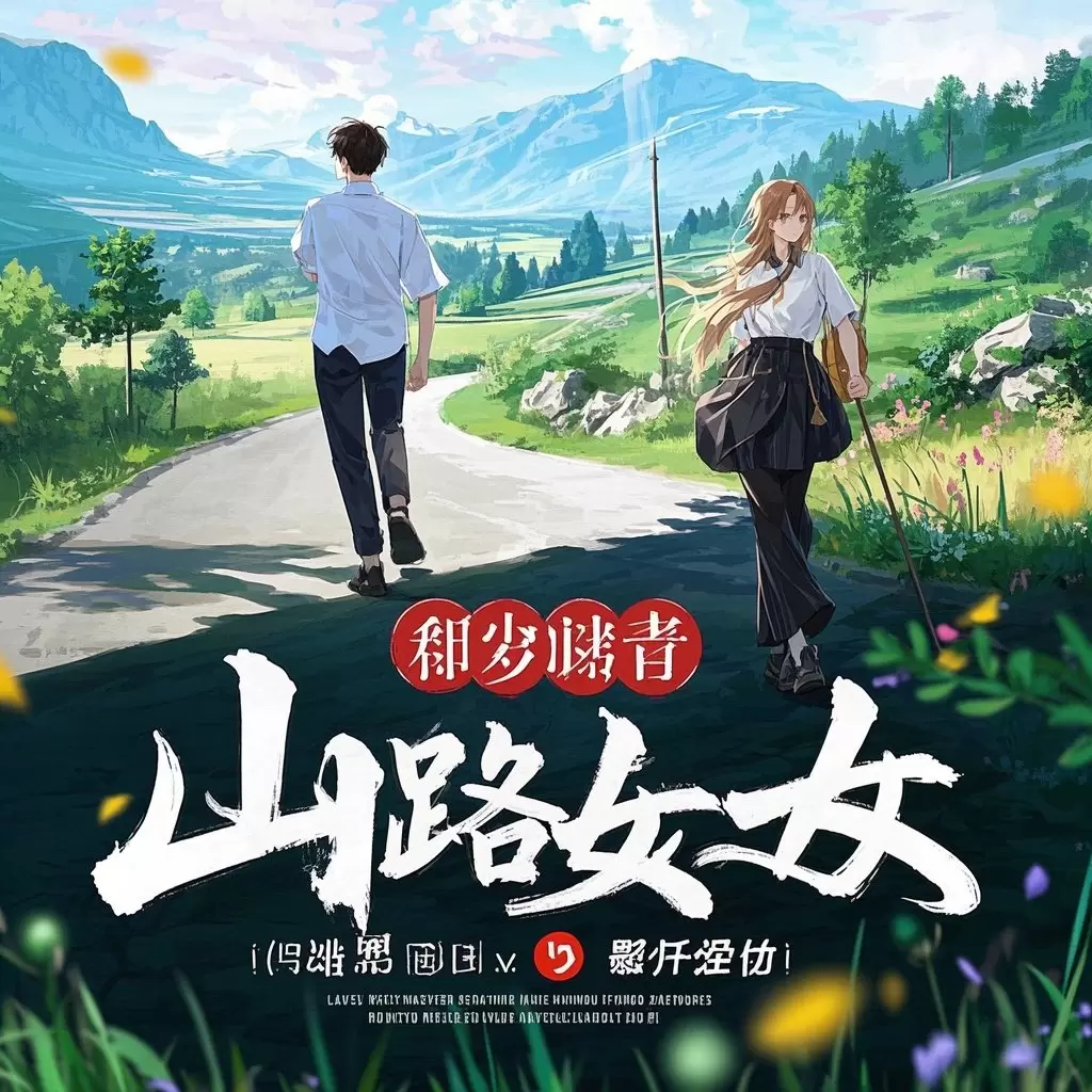 山路上的女人
